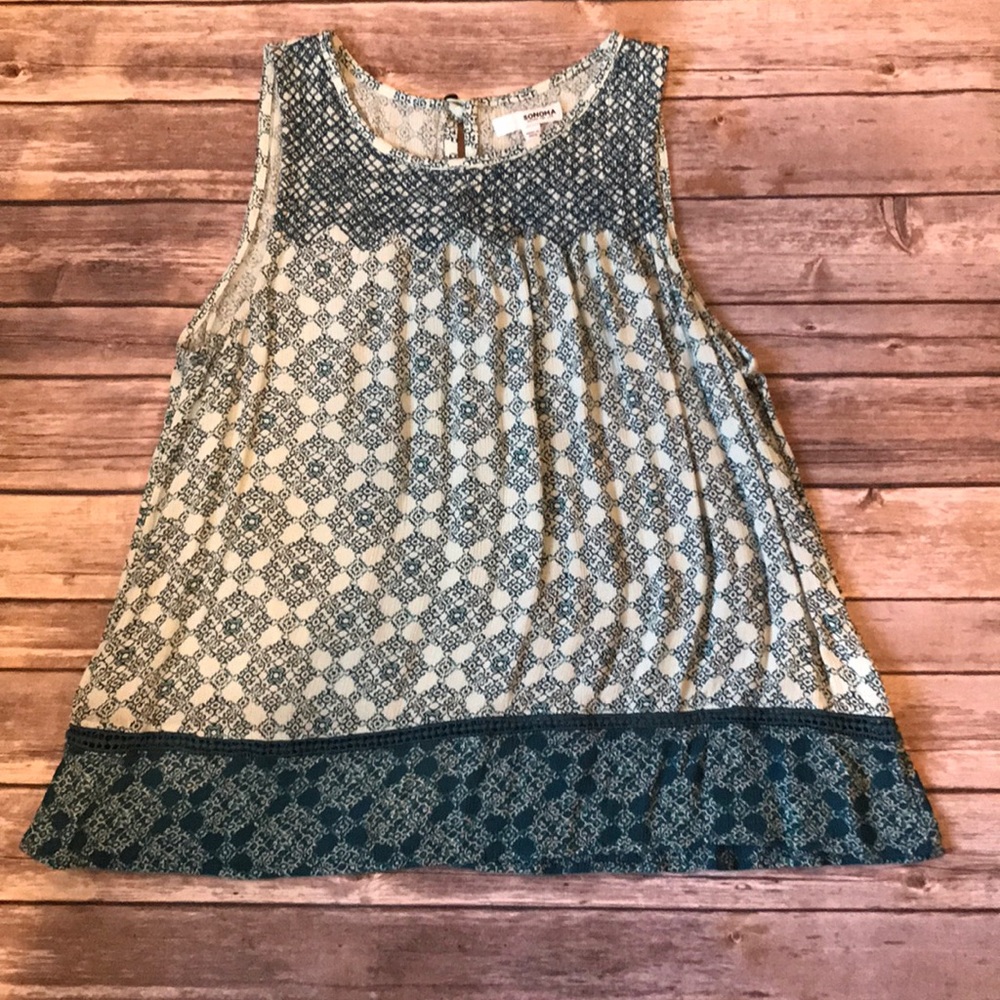 Sonoma Flowy Tank Top -Small